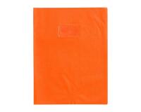 Protège-cahiers grain cuir PVC 22/100ème A4 - Orange