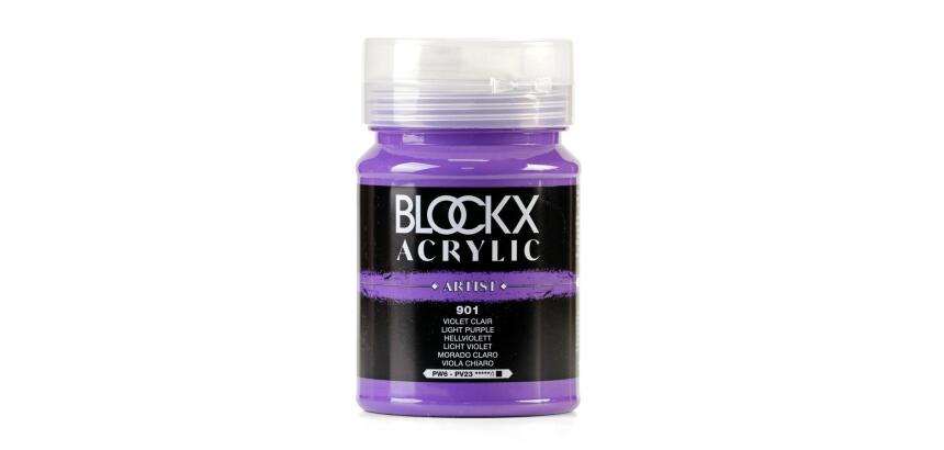 Peinture acrylique fine pot 500ml - Violet clair