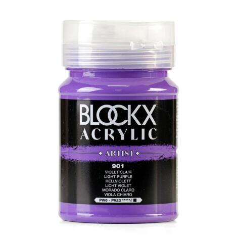 Peinture acrylique fine pot 500ml - Violet clair