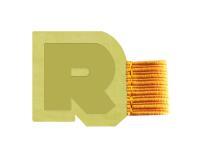 Rhodiarama porte-stylo autoadhésif 4x3 cm pour blocs carnets et agendas - Anis