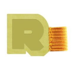 Rhodiarama porte-stylo autoadhésif 4x3 cm pour blocs carnets et agendas - Anis