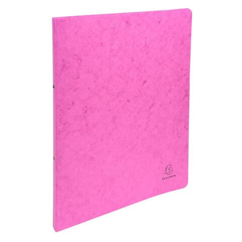 Carpeta Exacompta 2 anillas 15mm Nature Future cartulina lustrada - A4 - Rosa