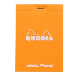 Bloc agrafé dotPad N°12 8,5x12 cm 80 feuilles DOT 80 g. - Orange