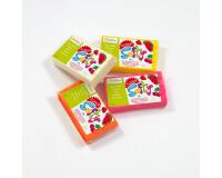 Super Softy lot 4 pains 350g Coul.flashy - Multicolore