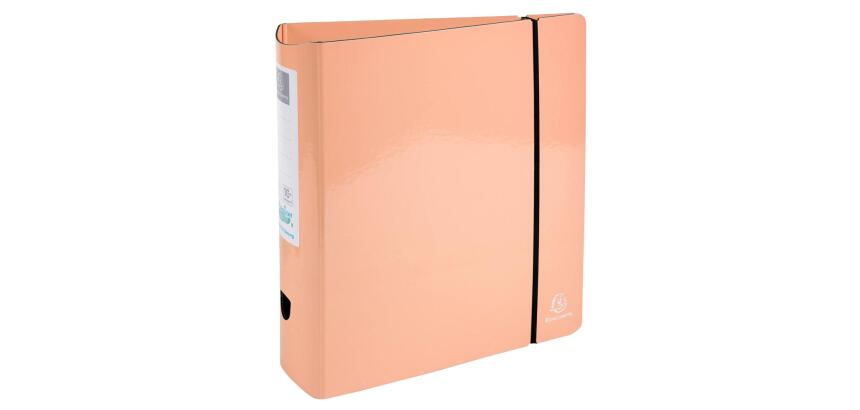 Classeur à levier Aquarel Prem'Touch - Dos arrondi 80mm - A4 - Couleurs assorties