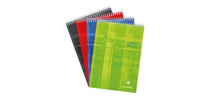 Bloc Pupitre reliure intégrale en-tête A4 160 pages détachables grands carreaux - Assortis