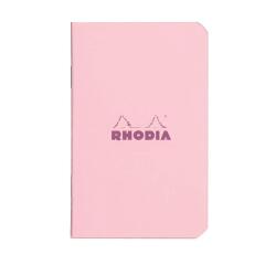 Cahier piqué Rhodia Couleurs Rose 7,5x12 cm - Rose