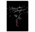 Moulin Rouge, Carnet brochure souple A6 10,5x14,8 cm, 128 pages, uni, ass.