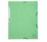 Chemise 3 rabats à élastiques carte lustrée 400g/m2 - A4