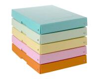 Caja de almacenamiento PureBox Pastel de Exacompta A4 24 x 32 x 4 cm de alto