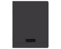 Cahier piqué 8000 POLYPRO 17x22 cm 96 pages grands carreaux 90 g - Noir
