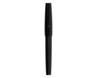 Stylo, en métal précieux noir mat, plume EF - Noir