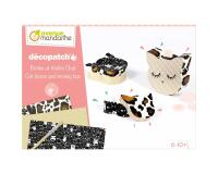 Boîte créative, Décopatch, Boîtes et tirelire Chat