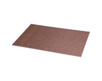 Rhodiarama sous-main rigide simili cuir italien 60x40 cm - Chocolat