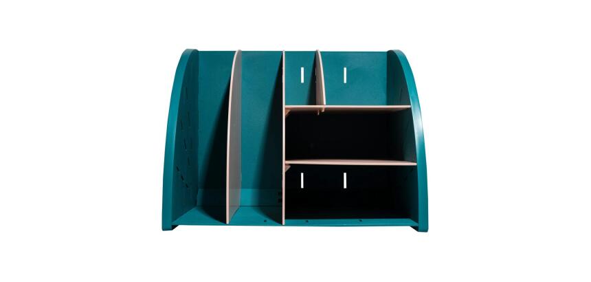 The Organize Skandi - 282x356x282 mm, Multiformat - Azul Pacífico/Nude