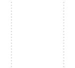 LISTING PAPER 1 PLY 80G 240X114/6'' PK200 - White