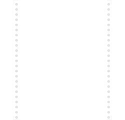 LISTING PAPER 1 PLY 80G 240X114/6'' PK200 - White