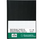 Registre 29,7x21cm 5x5 folioté 500 pages - Noir