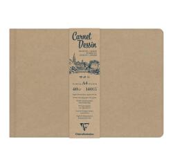 Carnet Dessin carnet cousu 40F A4 140g - Kraft