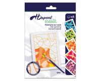 Set de 5 cadres à peindre - Géométriques - Blanc