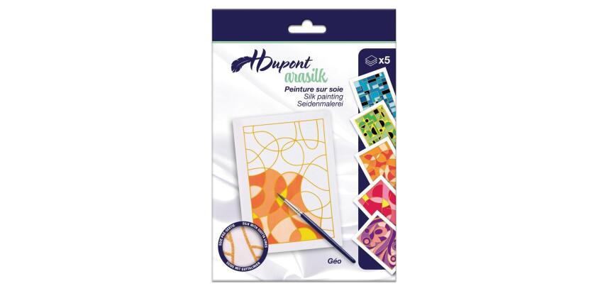 Set de 5 cadres à peindre - Géométriques - Blanc