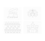 BLOC QUADRILLÉ 10X10, Bloc de 50 feuilles 90g/m2 au format 29.7x21cm