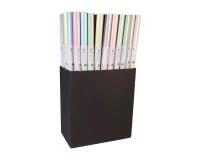 Kraft couleur 65g, 3x0,70m 50rlx Pastel - Assortiment pastel