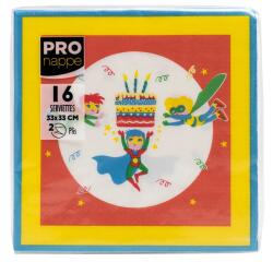 Servilletas de guata de 2 capas 33x33 cm