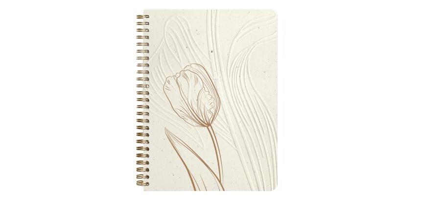 Tulip paper, Carnet reliure intégrale A5 14,8x21 cm, 148 pages, dots
