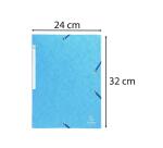 Sammelmappe mit Gummizug und 3 Klappen aus Colorspan-Karton 425g/qm für Format DIN A4, Scotten