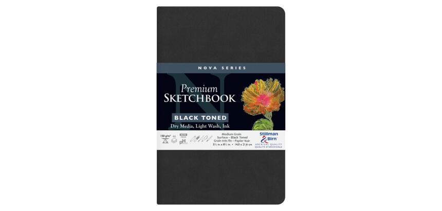 Nova Series carnet souple 46F 21,6x14cm 150g - Noir