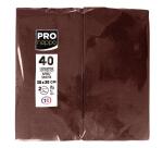 Pack of 500 paper tablecloths, folded to size, in film Format 60x60cm