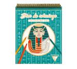 COLORIAGE, Bloc de 20 feuilles 250g/m2 au format 25x20cm - Egypte 1