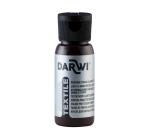 DARWI Flacon de 50 ml de Peinture Textile Opaque - Marron foncé