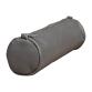 Trousse en cuir Age Bag ronde 21xØ6 cm - Gris