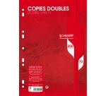 Copies doubles 7000 sous film A4 200 pages perforées grands carreaux 70 g