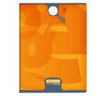 Cahier piqué 8000 CARTE 24x32 cm 96 pages petits carreaux 90 g - Assortis