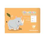 Clairefontaine Clairenfantine Writing Notebook - A6 Landscape - 32 Pages - Double Line 5mm with Margin - Assortment