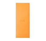 Rhodia ePURE porte-bloc avec porte-crayon + bloc N°8 petits carreaux 5x5 - Orange