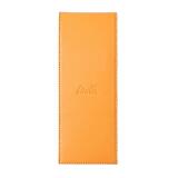 Rhodia ePURE porte-bloc avec porte-crayon + bloc N°8 petits carreaux 5x5 - Orange