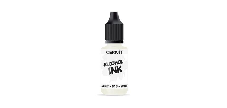 Cernit encre à l'alcool 20 ml Blanc - Blanc