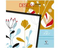 DESIGN HOME BOOK, Bloc de 12 feuilles 250g/m2 au format 30x30cm