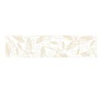 Echarpe 100% soie - 180x43cm L'envol - Blanc