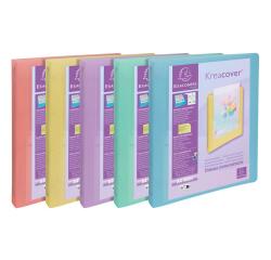 Kreacover Ringbinder PP 4Ring 30mm, Assorted - Assorted colours
