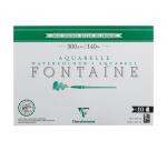 Fontaine bloc collé 1 côté 10F 26x36cm 300g grain torchon