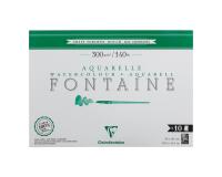 Fontaine bloc collé 1 côté 10F 26x36cm 300g grain torchon