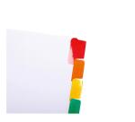 Separadores Separadores neutros con pestañas reforzados - Blanco - Blanco