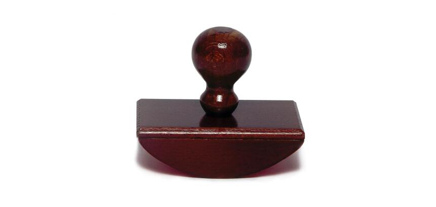 Tampon buvard en bois teinté