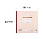 Zelfklevend register 210 x 210 bestellingen 50 x 3 exemplaren - haver