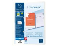 Protège-documents polypropylène rigide Kreacover® 20 pochettes - 40 vues - A4